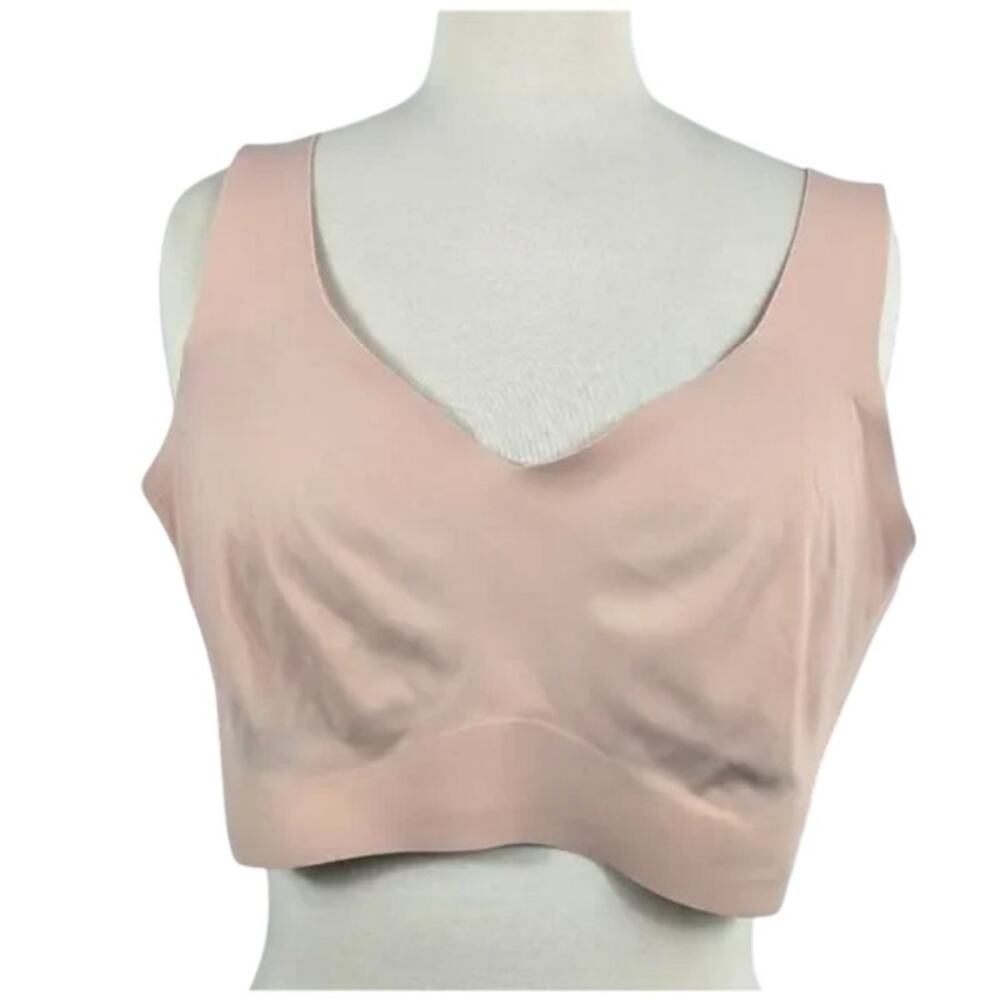 Honeylove V-Neck Bra Rose Tan Size XL